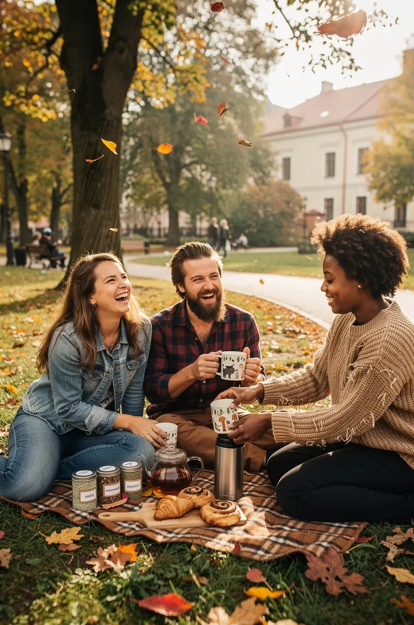 Arbatos paruošimo procesas su užpiltu karštu vandeniu ir šviežiomis žolelėmis ant virtuvės stalo.
